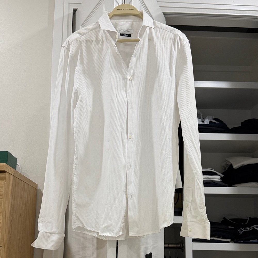 Versace Classic White Dress Shirt for Men